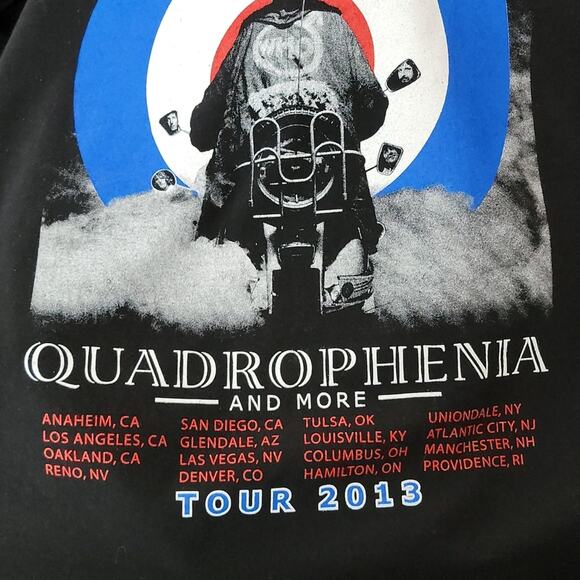 Tho Who 2013 Quadrophenia tour t-shirt black short sleeve XL - Picture 5 of 5
